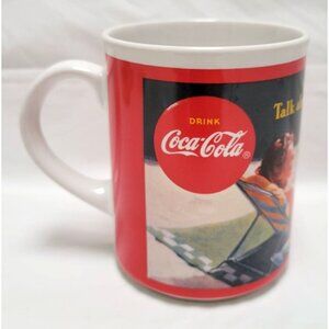 Vintage 1987 Coca-Cola Through the Years "1952" Ceramic Collectible Mug H2880